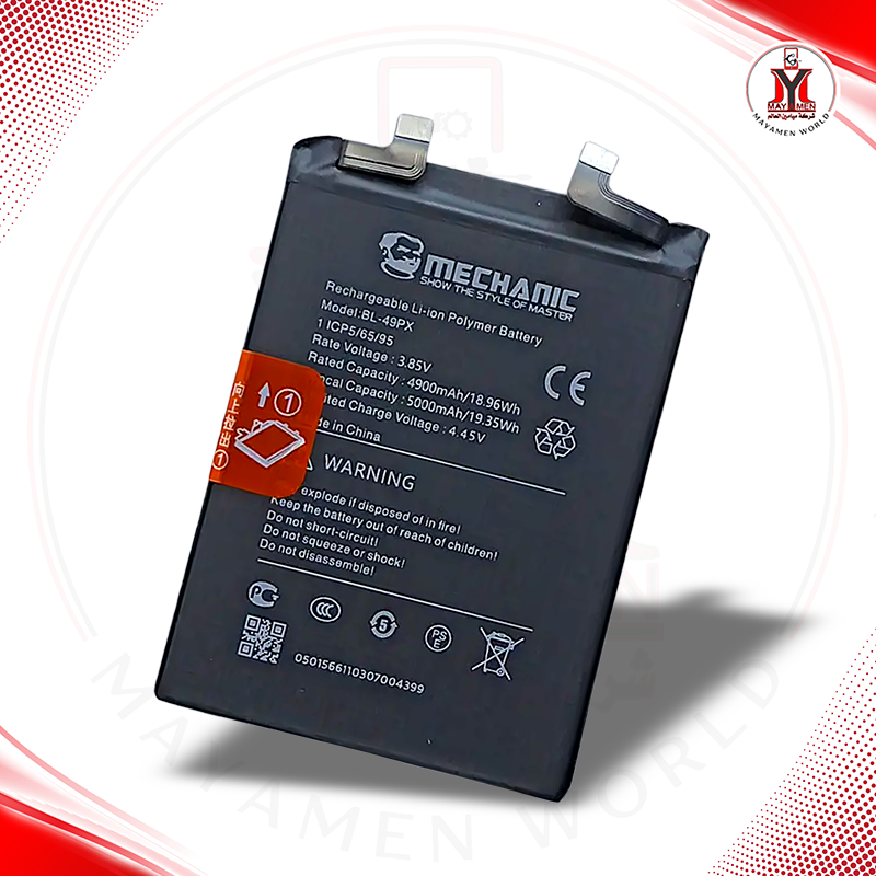 BATTERY INFINIX NOTE 30 PRO./NOTE 30 VIP/ZERO 30.4G.5G/GT 10 PRO-(BL-49PX)-(2 CONN)-(VAMERA/MCN)