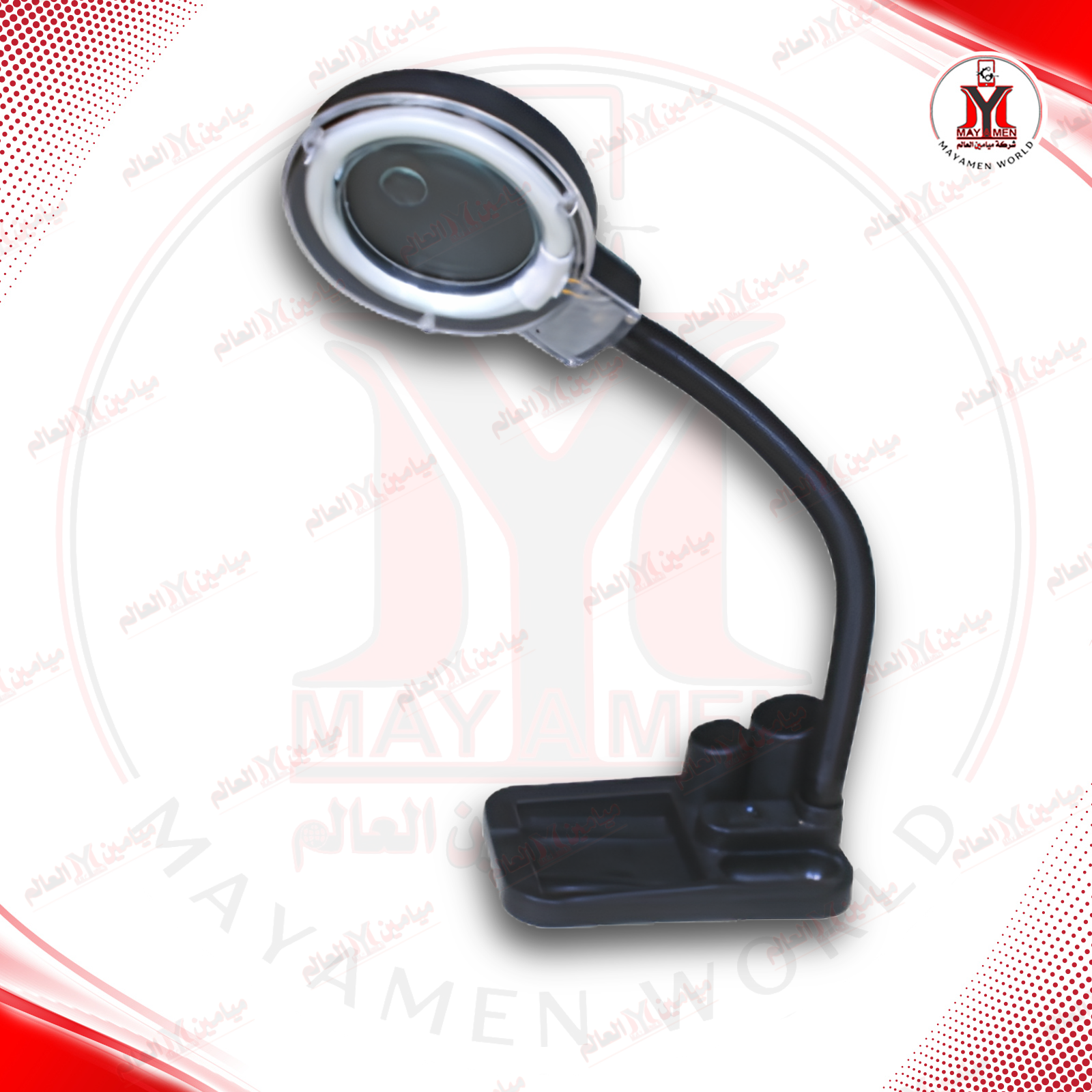 اضاءة مجهر + مكبرة منضدي LAMP-805