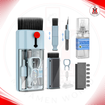 سيت عدة تنظيف كيبور +ايربود متعدد الاستخدامات